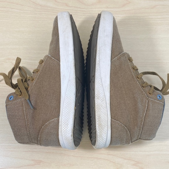 Chaco Brown Canvas High-Top Sneakers - Picture 5 of 9